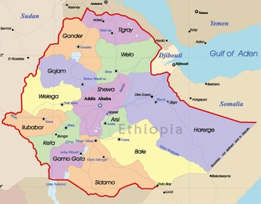 Ethiopia Map